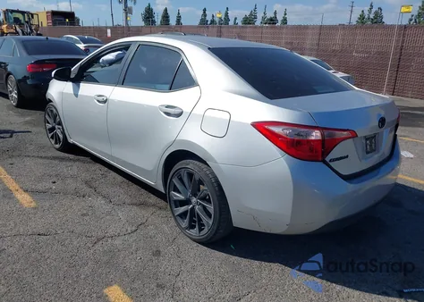 2017 Toyota Corolla Le из США, поврежденный, VIN 5YFBURHE9HP673632